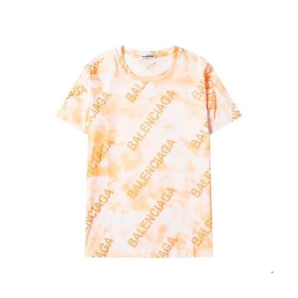 Balenciaga Mm/Wm Logo Cotton Short Sleeved Tshirt… - 1