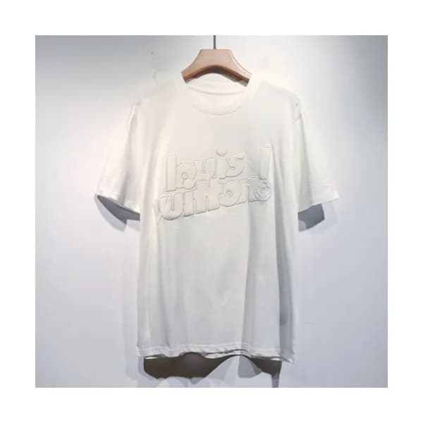 Louis vuitton Mm/Wm Logo Short Sleeved Tshirts Wh… - 1