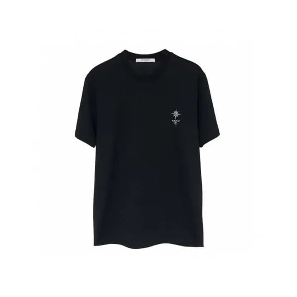 [매장판]Givenchy Mens Logo Short Sleeved Tshirts Bla… - 1