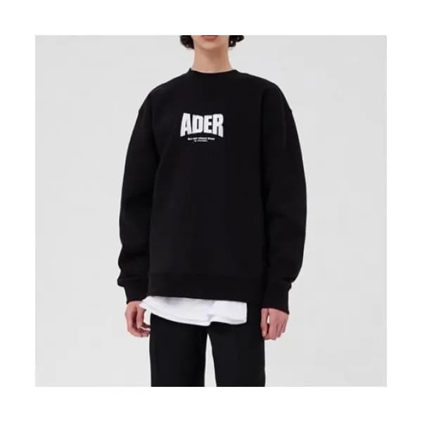 ADER Mens Minimal Cotton Tshirts Black - ADER 202… - 1