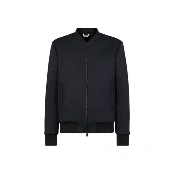 Fendi Mens Logo Casual Blouson Black - 펜디 남성 로고 캐… - 1