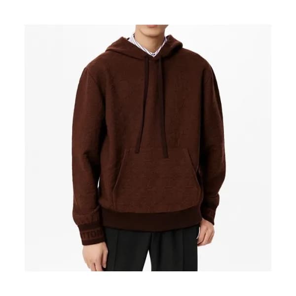 Louis vuitton Mens Casual Cotton Tshirts Brown- 루… - 1