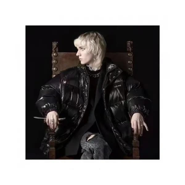 Celine Womens Hedi Slimane Logo Goose-down Paddin… - 1