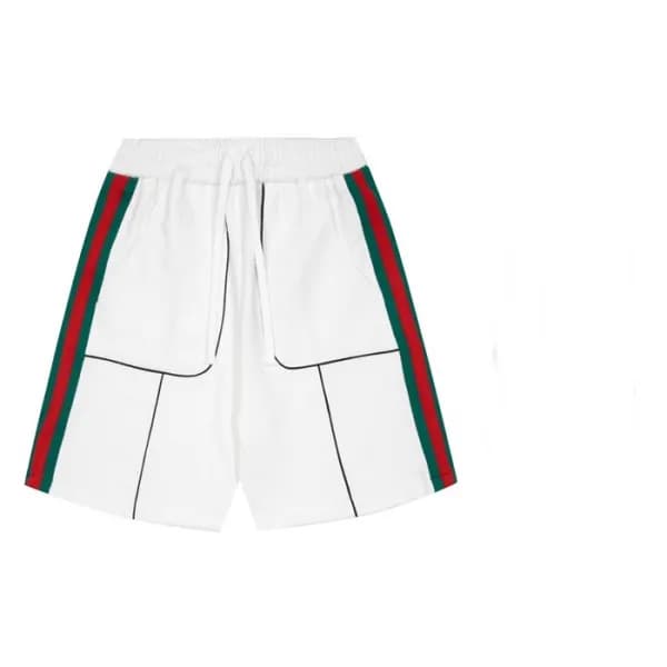 구찌 남성 캐쥬얼 화이트 반바지 - Mens White Half-pants - guc047… - 1