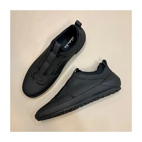 페라가모 남성 Gancini 블랙 스니커즈 - Mens Black Sneakers - fe… - 1
