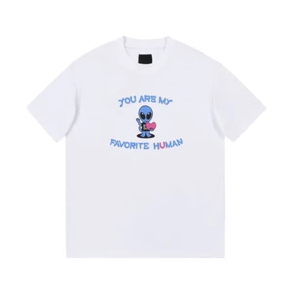 지방시 남성 크루넥 화이트 반팔티 - Mens White Tshirts - giv0702x - 1