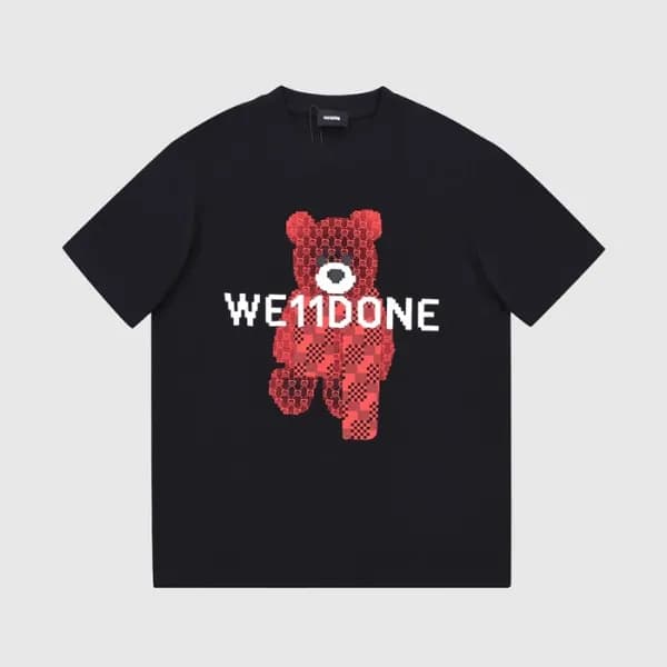 웰던 남/녀 크루넥 블랙 반팔티 - Unisex Black Tshirts - wel007…