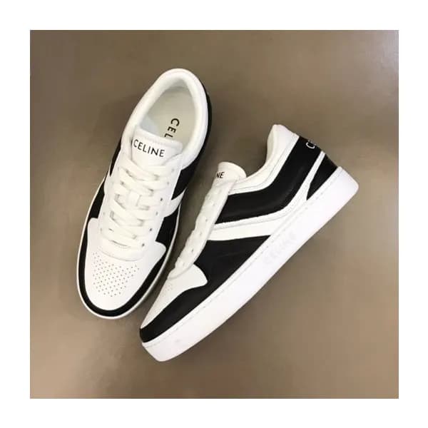 셀린느 남/녀 클래식 블랙 스니커즈 - Celine Unisex Black Sneakers… - 1