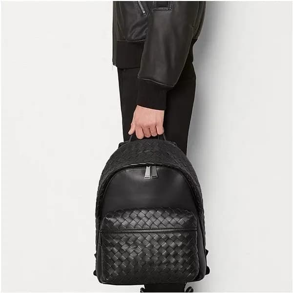 보테가 남성 클래식 블랙 백팩 - Mens Black Back Pack - bv0404x - 1