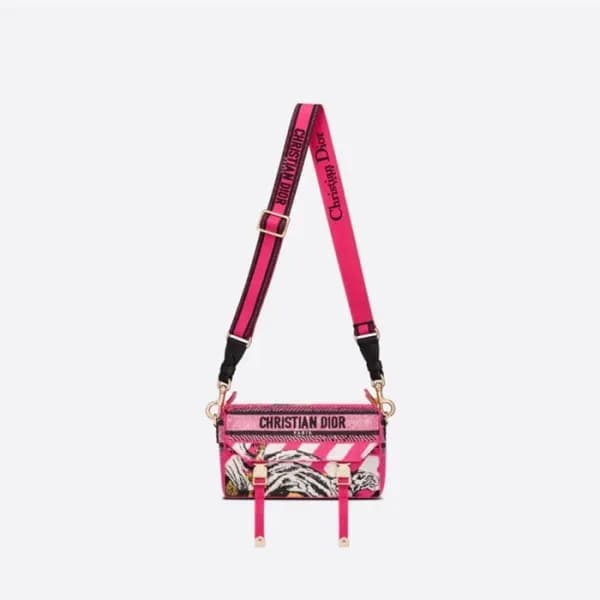 디올 여성 핑크 캠프백 - Womens Pink Cross Bag - dio01920x - 1
