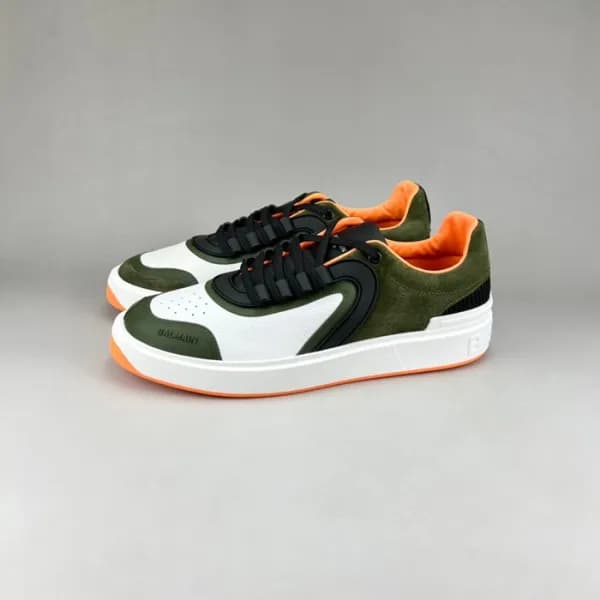 발망 남성 트렌디 올리브 스니커즈 - Mens Olive Sneakers - bam0177… - 1