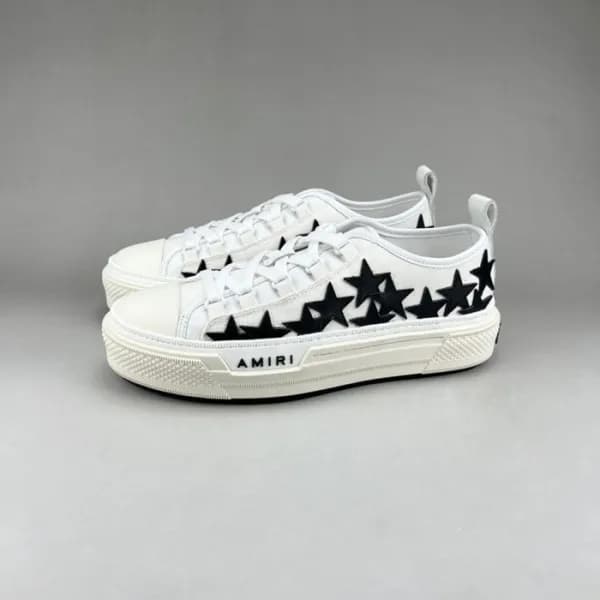 아미리 남성 클래식 화이트 스니커즈 - Mens White Sneakers - amir03… - 1