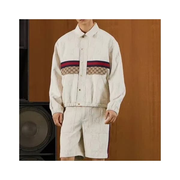 구찌 남성 캐쥬얼 화이트 자켓 - Gucci Mens White Jackets - guc0… - 1