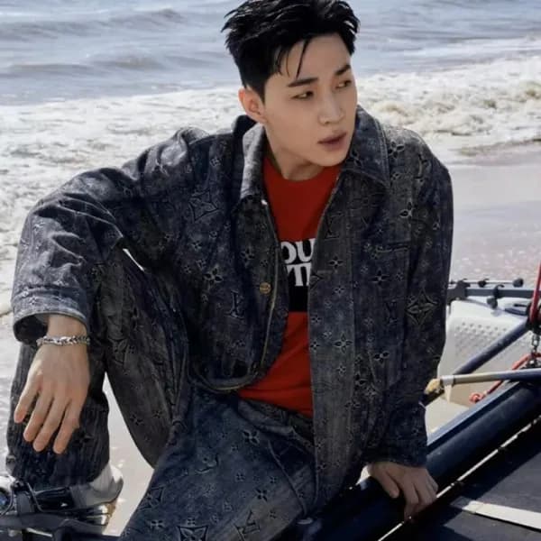 루이비통 남성 캐쥬얼 블루 자켓 - Louis vuitton Mens Blue Jacket… - 1