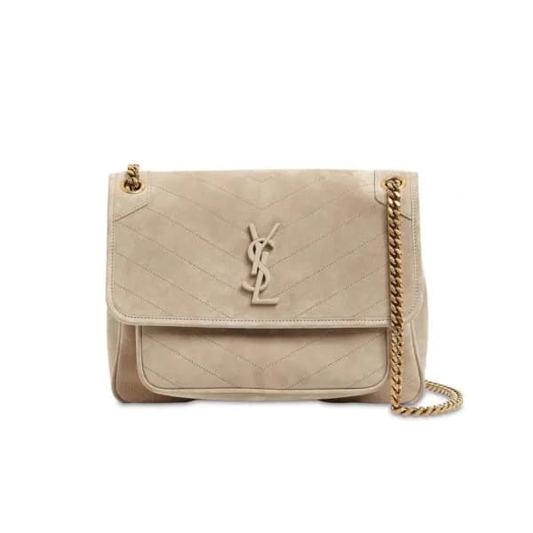 입생로랑 여성 베이지 니키백 - Saint Laurent Womens Beige Niki … - 1