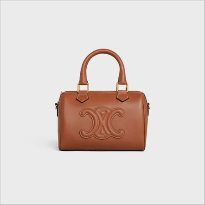 셀린느 여성 퀴르 트리옹프 보스턴 - Celine Womens Tan Tote Bag - … - 1