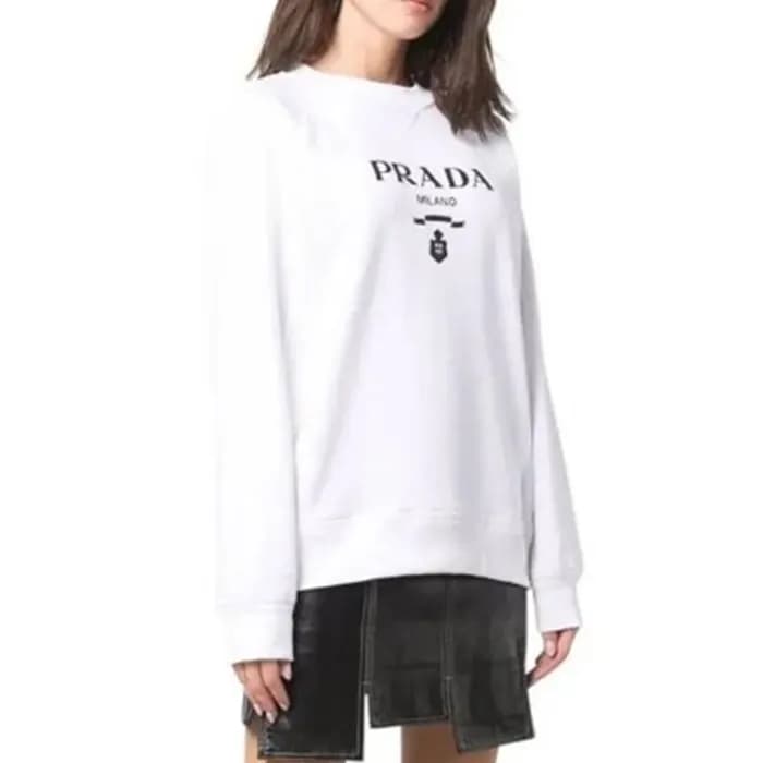 [당일배송] 프라다 자카드 로고 맨투맨 - pr304x - 1