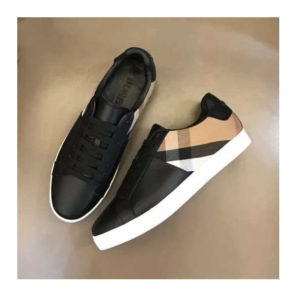 버버리 남성 블랙 스니커즈 - Burberry Mens Black Sneakers - bu… - 1