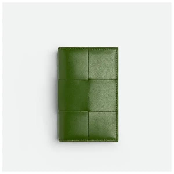 보테가베네타 남성 그린 카드 지갑 - Bottega Veneta Mens Green Car… - 1
