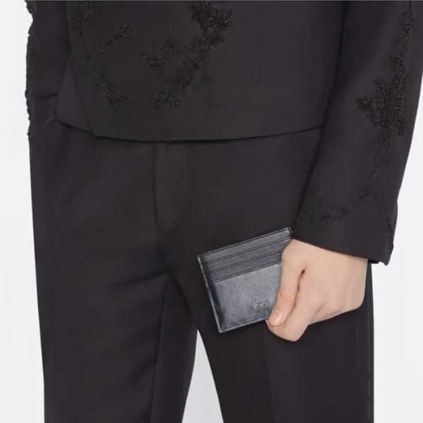 디올 남성 블랙 카드 지갑 - Dior Mens Black Card Wallets - di… - 1