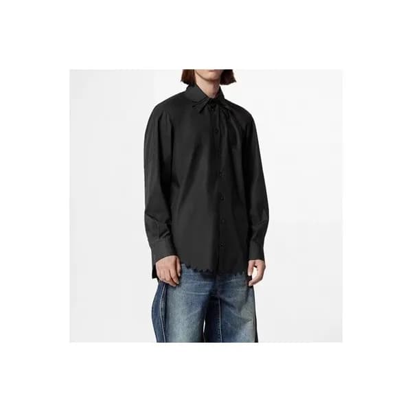 루이비통 남성 블랙 셔츠 - Louis vuitton Mens Black Tshirts -… - 1