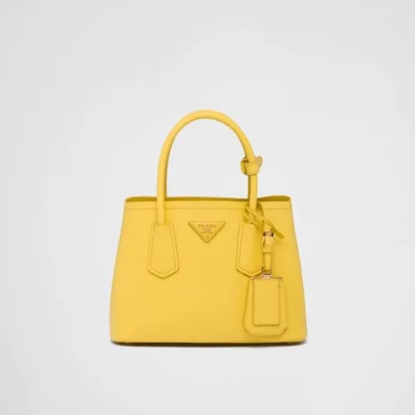 프라다 남성 옐로우 더블백 - Prada Womens Yellow Double Bag -… - 1