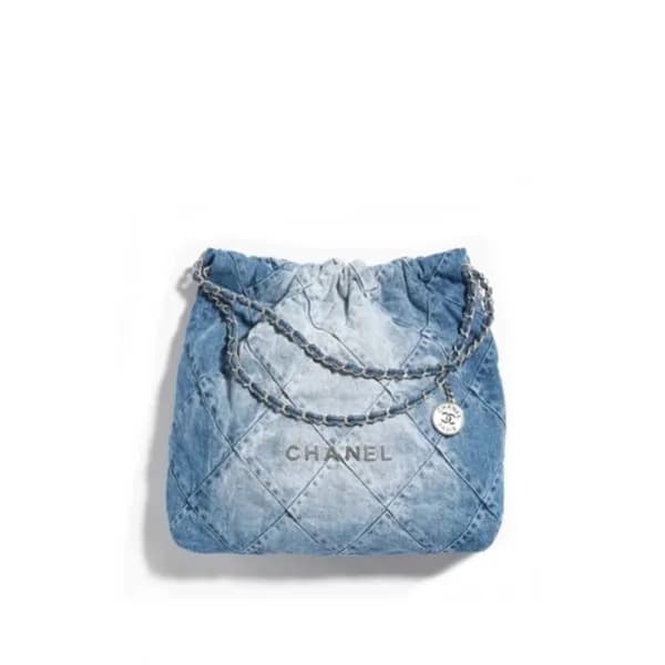 샤넬 여성 블루 22백 - Chanel Womens Blue 22 Bag - ch459x - 1