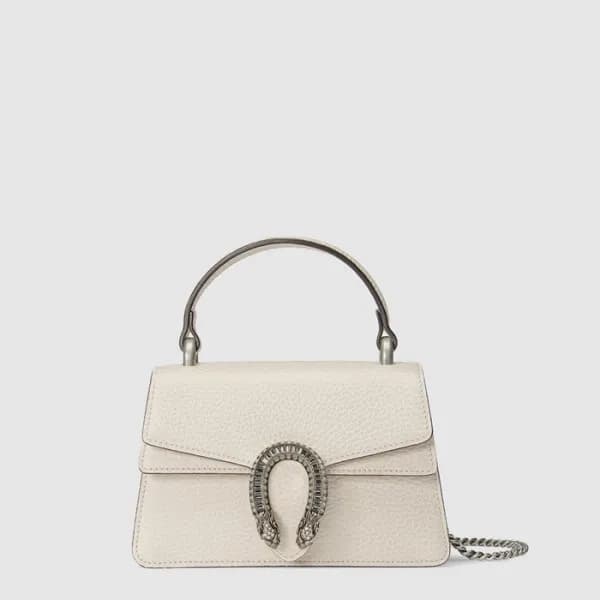 구찌 여성 디오니서스 미니 탑 핸들백 - Gucci Womens White Dionysus… - 1