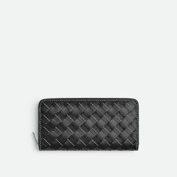 보테가베네타 남성 블랙 장지갑 - Bottega Veneta Mens Black Long … - 1