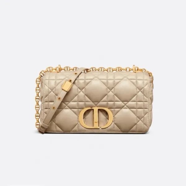디올 여성 베이지 카로 백 - Dior Womens Beige Caro Bag - dib5… - 1