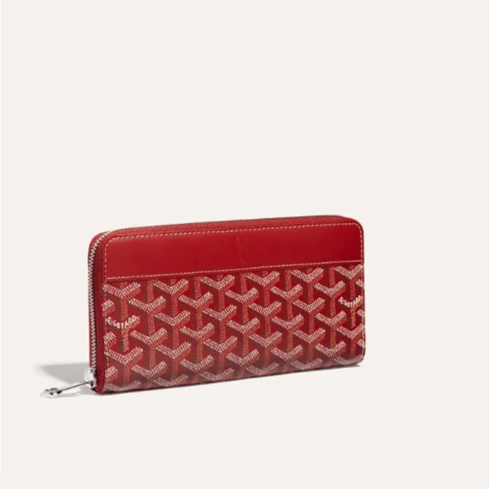 고야드 남/녀 마티뇽 레드 지갑 GM - Goyard Unisex Matignon Long… - 1