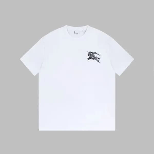 버버리 남성 화이트 티셔츠 - Burberry Mens White Tshirts - buc… - 1