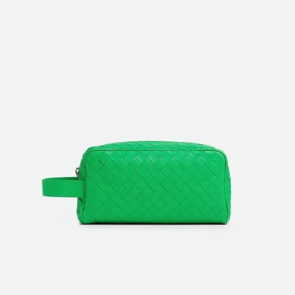 보테가 베네타 남성 그린 파우치 - Bottega Veneta Mens Green Pouc… - 1