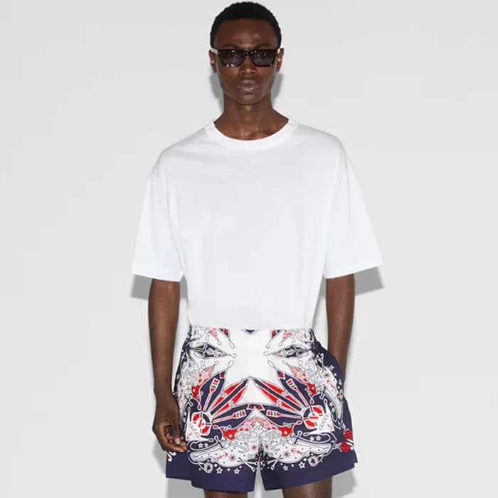구찌 남성 블루 반바지 - Gucci Mens Blue Half-pants - guc371… - 1