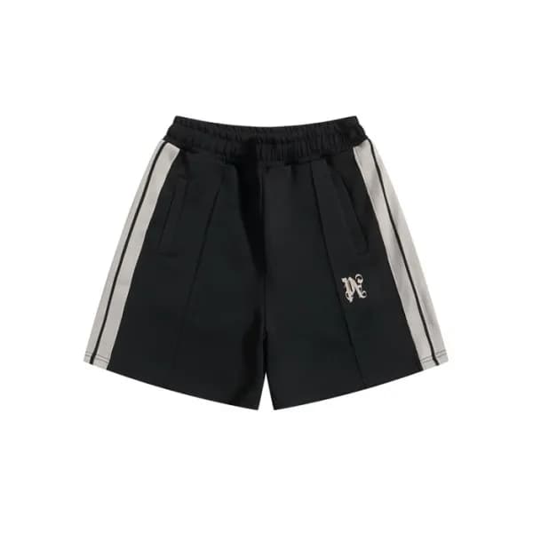팜 엔젤스 남성 블랙 반바지 - Palm Angels Mens Black Half-pant… - 1