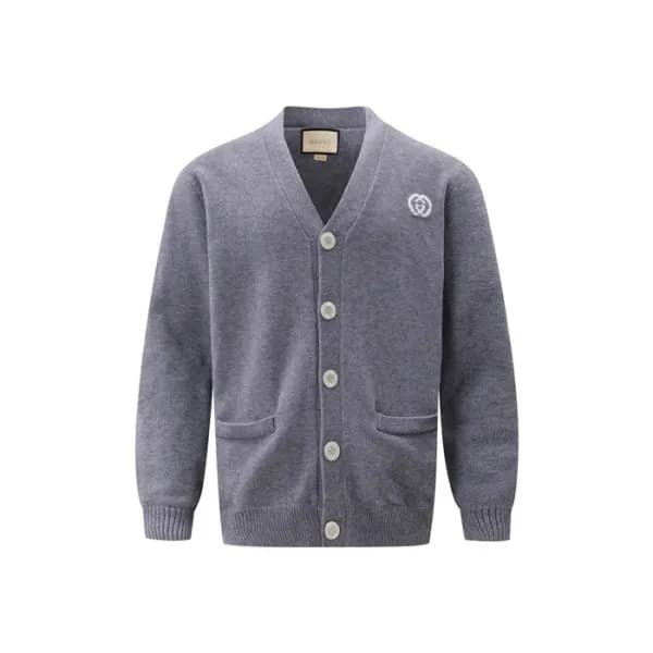 구찌 남성 브이넥 가디건 - Gucci Mens Gray Cardigan - guc2679… - 1