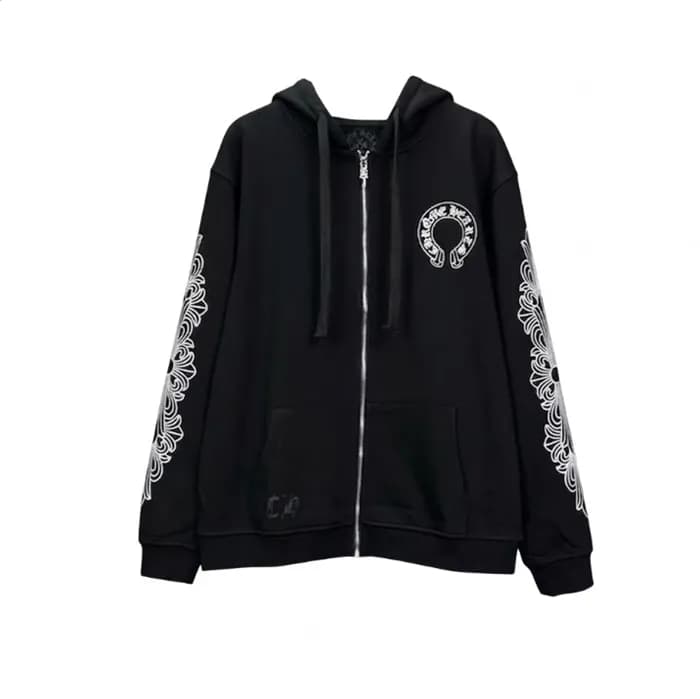 크롬하츠 남성 집업 후디 - Chrom hearts Mens Zip-up Hoodie - … - 1