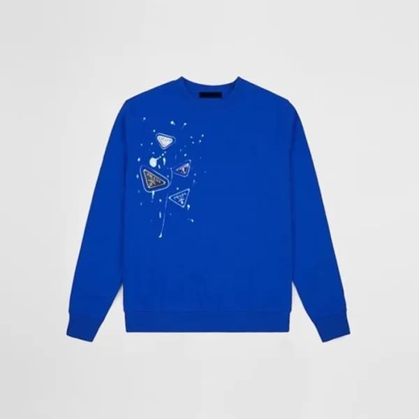 프라다 남성 라운드 맨투맨 - Prada Mens Round Tshirt - prc3804… - 1