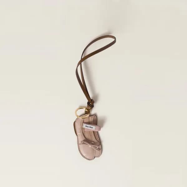 미우미우 여성 골드 키링 - Miumiu Womens Gold Key Ring - acc3… - 1