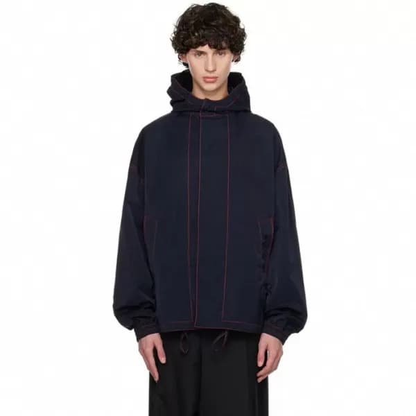 보테가베네타 남성 집업 블랙 자켓 - Bottega veneta Mens Black Jac… - 1