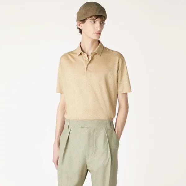 로로피아나 남성 폴로 반팔티 - Loro Piana Mens Polo Tshirt - lp… - 1