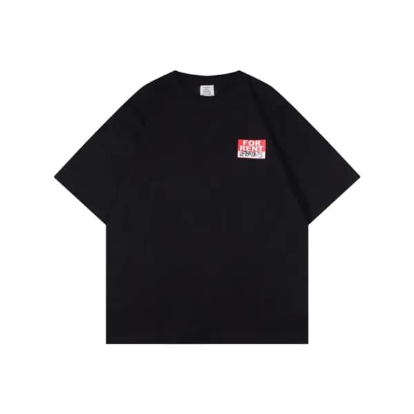 베트멍 남/녀 라운드 반팔 티셔츠 - Vetements Unisex Oversize Tsh… - 1