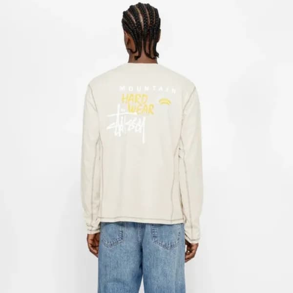 스터시 남성 라운드 긴팔티 - Stussy Mens Round Tshirt - stc592… - 1