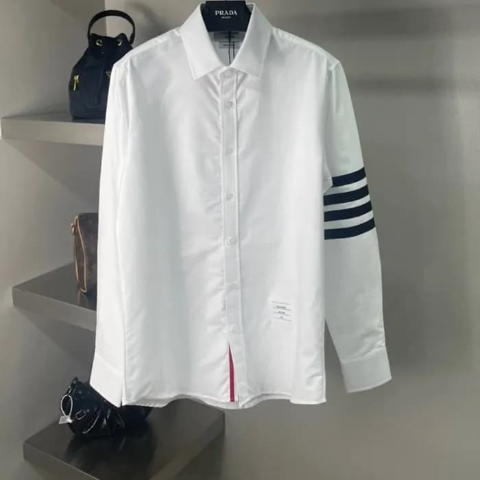 [당일배송] 톰브라운 남성 시어서커 완장 셔츠 - dd958x - 1