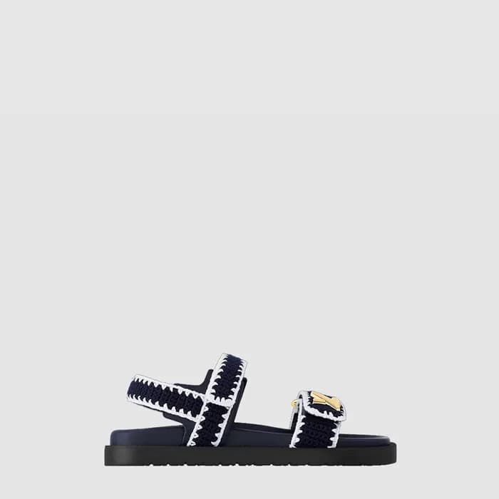루이비통 여성 선셋 플랫 컴포트 샌들 - Louis vuitton Womens Sunset… - 1