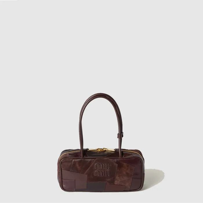 미우미우 여성 보 가죽 패치워크 백 - Miumiu Womens Bo Leather Pat… - 1
