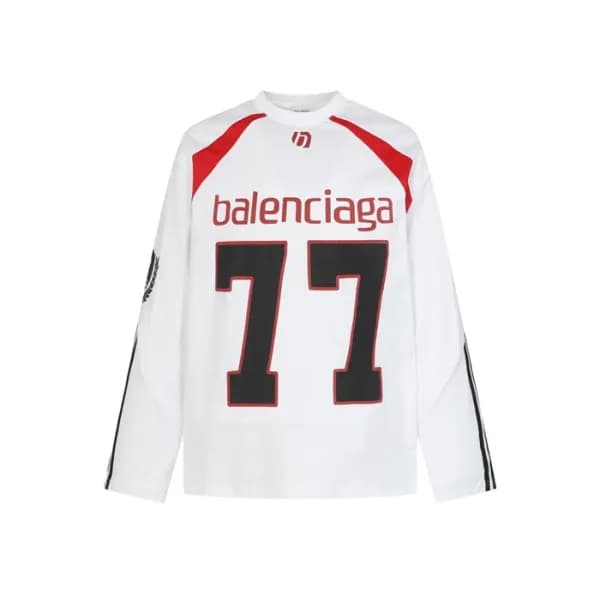 발렌시아가 남성 라운드 긴팔티 - Balenciaga Mens Round Tshirt - … - 1