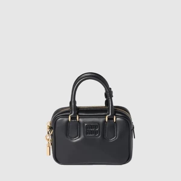 미우미우 여성 아르카디 가죽 백 - Miumiu Womens Arcadi Leather B… - 1