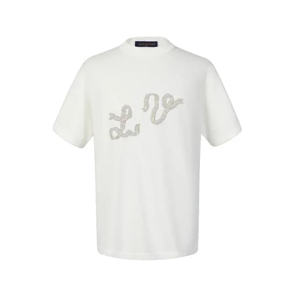 루이비통 남성 라운드 반팔 티셔츠 - Louis vuitton Mens Round Tshi… - 1