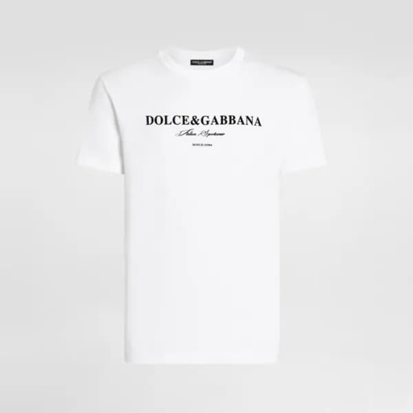 돌체앤가바나 남성 라운드 티셔츠 - Dolce&Gabbana Mens Round Tshir… - 1